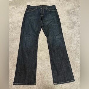 Agave Dark Blue Straight Leg Jeans